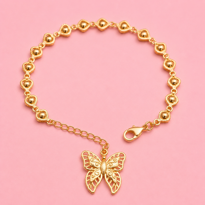 Butterfly Charm Bracelet